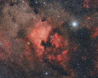 NGC7000, IC5070, IC5068, Sh2-119